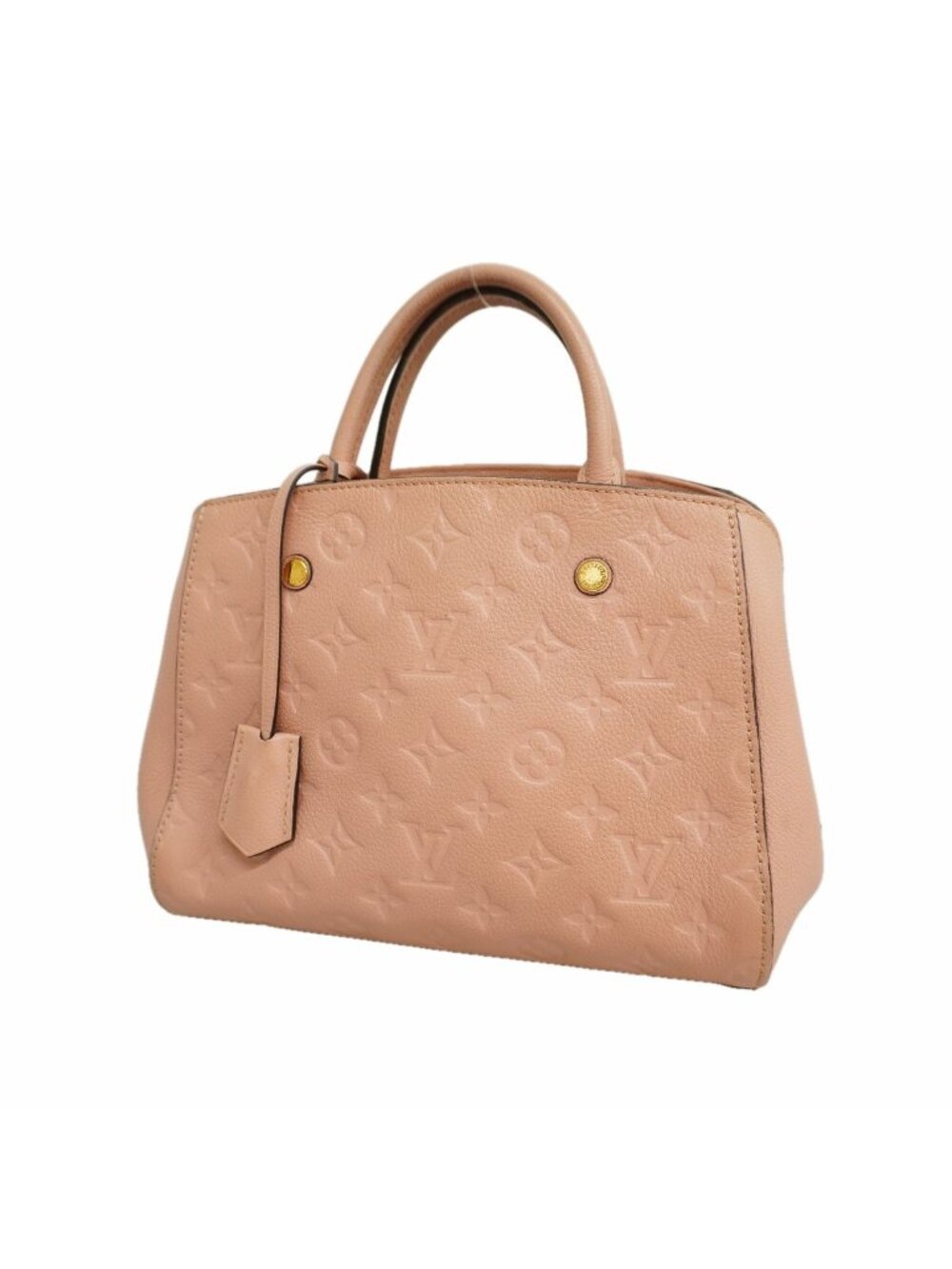 Louis Vuitton Handbag Monogram Empreinte Montaigne BB Rose Poudre